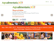 Tablet Screenshot of agroalimentaria.com.do